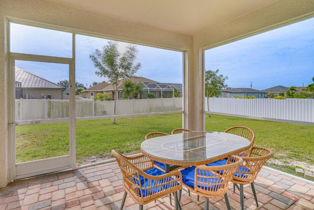 Dog-Friendly Home with Screened Porch in Cape Coral!